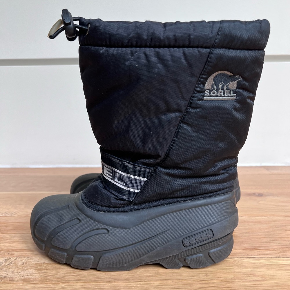 Sorel Black Insulated Snow Boots - Picture 2 of 6